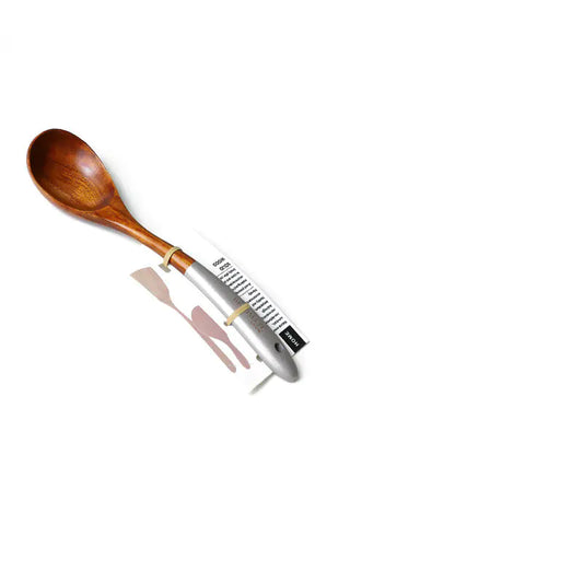 Colorful Teak Kitchen Utensils Set with Soup Spoon