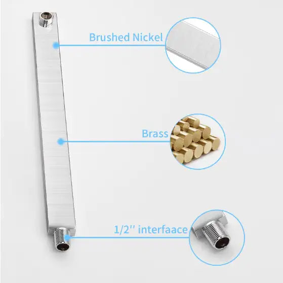 Shower System Shower Mixer Combo Set Wall-mounted