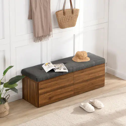 49-inch Storage Shelves, Locker Storage, Footstool