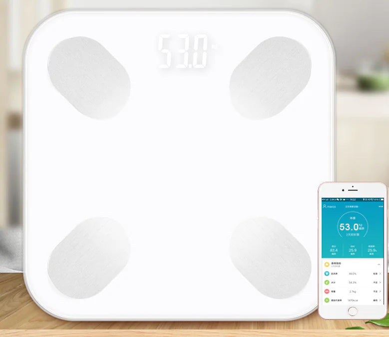 Bluetooth Smart Body Fat Scale and Electronic Weighing Scale